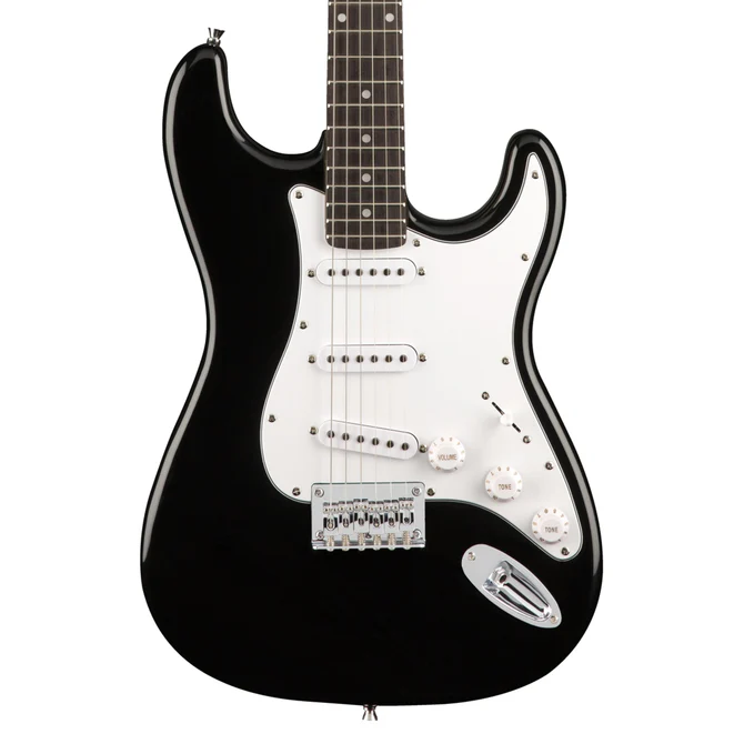 Guitarra Eléctrica Squier MM Stratocaster Hard Tail Black - Imagen 2