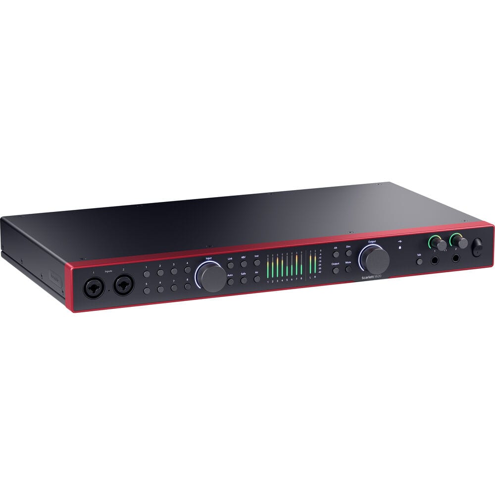 Focusrite Scarlett 18i20 4ta Generación – Interfaz de Audio USB