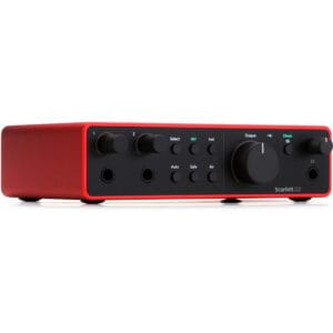 Focusrite Scarlett 2i2 4ta Generación – Interfaz de Audio USB