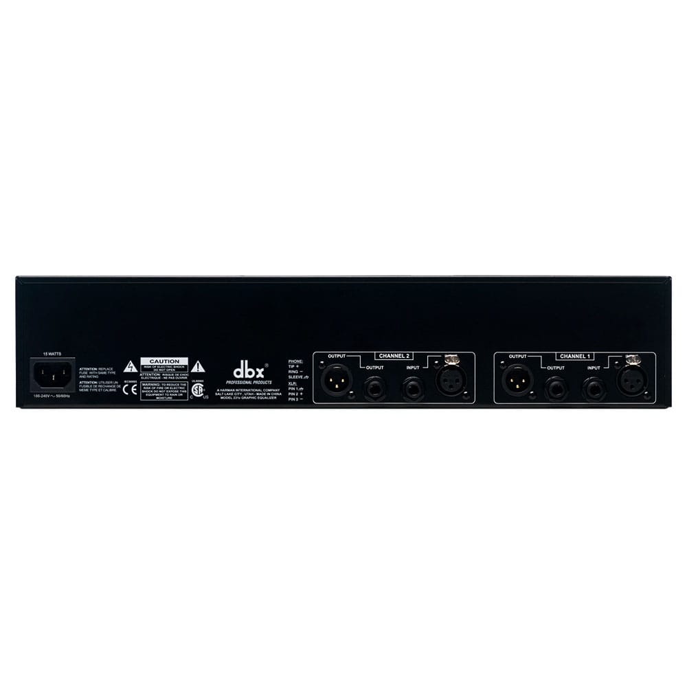 dbx 231S – Ecualizador dual de 31 bandas - Imagen 3